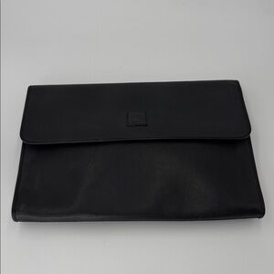Nina Ricci Black Leather Envelope Bag